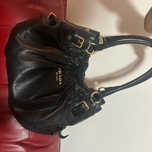Authentic black Prada bag